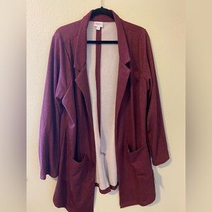 LuLaRoe Gwen Blazer Size 2X